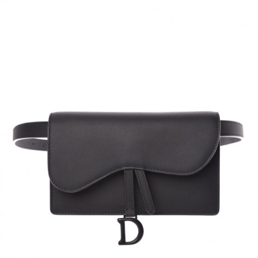 CHRISTIAN DIOR - Ultra Matte Calfskin Saddle Belt Bag